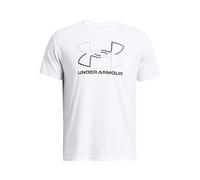 UNDER ARMOUR Maglietta 'Foundation' grigio / nero / bianco, Taglia XXL