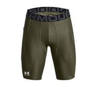 Pantaloncini Under Armour HeatGear Pocket Long verde cachi - S