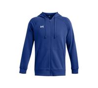 Felpa con cappuccio Under Armour Rival Fleece Full-Zip da uomo Tech Blu / Bianco M