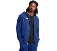 Felpa con cappuccio Under Armour Rival Fleece Full-Zip da uomo Tech Blu / Bianco S