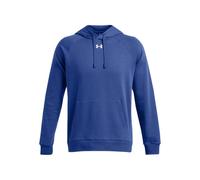 Felpa con cappuccio Under Armour Rival Fleece da uomo Tech Blu / Bianco M