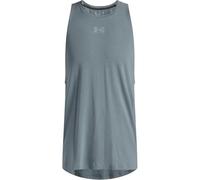 Under Armour Uomo Zone Tank, Canotta Basket Leggera e Traspirante con Giromanica Basso e Orlo Sagomato, Canottiera Sportiva per Palestra, Allenamento e Atletica,Jasper Blue/Serpentine,XL