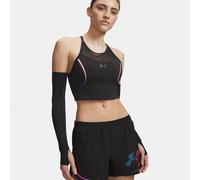 Under Armour Velociti Elite Crop Camicia da corsa Donna-nero, rosa