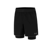 Under Armour Velociti Pro 2 - in 1 Pantaloncini da corsa Uomini nero, argento