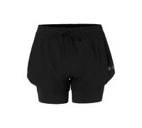 Under Armour Velociti Pro 4in 2n1 Pantaloncini da corsa Donna - nero, argento