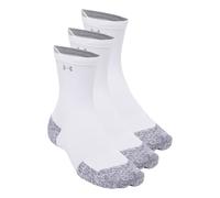 Calze Under Armour ArmourDry® Run Cushion Mid-Crew unisex - Confezione da 3 paia Bianco / Bianco / Riflettente S
