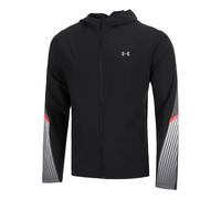 Under Armour Velociti Storm Hooded Giacca Da Corsa Uomini - Nero, Grigio
