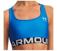 Reggiseno sportivo Under Armour HeatGear Mid Branded blu vivo - M