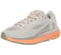 Under Armour Women's HOVR Infinite 5 Running Shoe, (301) White Clay/Bubble Peach/Varsity Blue, 9