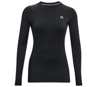 Under Armour Coldgear Authentics Crew Long Sleeve T-shirt Nero M Donna