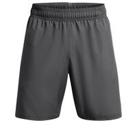 Under Armour Uomo UA Woven Wdmk Shorts, Pantaloncini Sportivi Moderni, Tasche Laterali Aperte, Coulisse in Vita, Castlerock / Bianco, S, Uomo, Sport, Corsa, Small