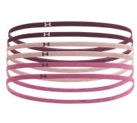 Under Armour W's Mini Elastic 6PK Fasce per capelli OSFM Rosa