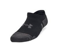 Calze Under Armour Performance Tech No Show da bambini - Confezione da 3 paia Nero / Nero / Jet Grigio XS