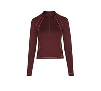 UNDER ARMOUR Zipshirt da fitness da donna ColdGear® rosso scuro | XS