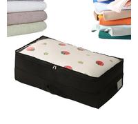 Under Bed Storage Box, Foldable Organizer Container for Home, Heavy Duty 600d Oxford Cloth with Easy Access Design, Storage Solution for Apartment, Dorm, Bedroom, Closet, Moving and Travel