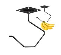 Under Cabinet Banana Hook, Screw Mount Hanger, Strong Grip with Heavy Duty Construction, Portable Fruit Holder Tool, Kitchen Hook with Easy Installation, Rv Dorm Accessory for Living Room Kitchen