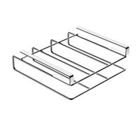 Under Cabinet Chopping Board Stand - Chopping Board Shelf Holder | Stainless Steel Hanging Chopping Board Rack | Multipurpose Cutting Board Organizer With Hook For Kitchen Utensils Tools