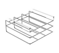 Under Cabinet Shelf - 27x26x11.5cm Pot Lid Organizer | 1x Easy To Install Cutting Board Holder, Hangable Choppingboard Mount, Versatile Stainless Steel Cutting Board Rack For Kitchen, Pots And Pans