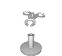 Under Cabinet Wine Glass Rack - Stemware Holder Storage Mount for Kitchen
