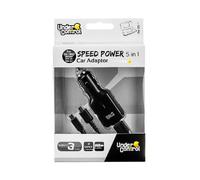 Under Control - Speed Power 5 in 1, Adattatore da Auto, Alimentatore Console Compatibile N3DS, Colore: Nero