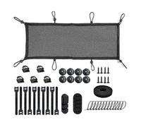 Under Desk Cable Management Net Kit,Capacity Cord Organizer Net Under Desk,Flexible Polyester Mesh Wire Management Tray