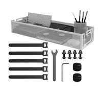 Under Desk Cable Management Tray, No Drill Wire Management