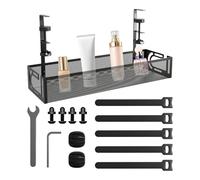 Under Desk Cable Management Tray, No Drill Wire Organizer, Desk Cable Management Tray Rack, Tidy Up Your with Easy Installation for Home Office, Tidy & Clean Work Area, Ideal for Home Office