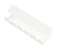 Under Desk Cable Management Tray,Socket Strip Organizer Stand - Adhesive Wire Management Holder No Screw Setup for TV Cabinet Gaming Desk Bedside Nightstand