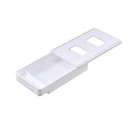 Under Desk Drawer - PP Slide Out Storage Organizer Adjustable Size | Adhesive Under Shelf Drawer Desks Tidy | Hidden Desktop Organizer For Home Office Workplace Study And Daily Desk Storages Use