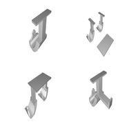 Under-Desk Mount for PS5 Controller and Headphone with Modular Design