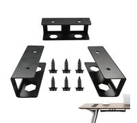 Under Desk PC Monte - Del Supporto Per Laptop In Acciaio | Spacchi Per Risparmio Di Salvamento Sullo Spazio Di Archiviazione, Rack Di Stand Di Computer Invisibile Per Console Modems Tastiere E