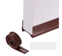 Under Door Draft Stopper, Thickened Double Side Door Blocker, Brown