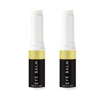 Under Eye Balm Stick per borse sotto gli occhi e occhiaie, curcuma e retinolo, siero idratante contro gonfiore e linee sottili, balsamo per la cura degli occhi per le donne (2 pezzi)