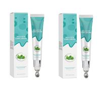 Under Eye Cream for Dark Circles and Puffiness - Caffeine Eye Cream Anti Aging Brightener with Niacinamide, Squalane, Peptide Complex, Korean Skin Care Formula - Massaggio Zinc Roller - Puffy Eyes (2)