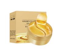 Under Eye Patches, 60x Moisturising Gel Pads, Rejuvenating Face Sheets, Hydrating Dermal Care Regimen with Cooling Formula for Future Brride Travel Home Beauty Use, Yellow