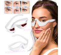 Under Eye Red Light Therapy Glasses Eye Massager Reduce Dark Circles Puffiness