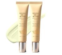 Under Eye Tightening Cream,Banana Conceal Eye Cream,Dark Circle Brightening Lotion,Lightweight Hydrating Eye Cream Gentle Care for Morning Night Travel Home Spa (2PCS)