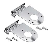 Under Glow Light Mount Stainless Steel Adjustable Heavy-Duty 2 Pieces