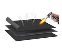 Under Grill Mat, Outdoor Deck Protector, Cooking Accessory with Heat Resistant Feature, Safety Supply with Sturdy Details, Patio Category, Non Slip Tool for Backyard Bonfires Gatherings Grilling