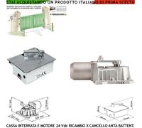 Under Motore 24 Vdc IP67 e Cassa Fondazione Ricambio x Cancello Automatico Anta