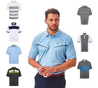 Under Par Polo da Uomo Golf PRO Quality, 1704-Cielo/marino, M