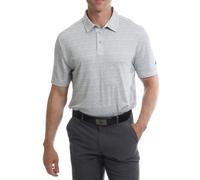 Under Par Uomo Polo da Golf Elasticizzata a Maniche Corte con Stampa Integrale, Traspirante e ad Asciugatura Rapida, Grigio, M