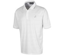 Under Par Waffle Knit UV Protection Polo Shirt, 2311-Bianco, S Uomo