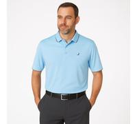 Under Par Waffle Knit UV Protection Polo Shirt, 2311-Celeste, XL Uomo