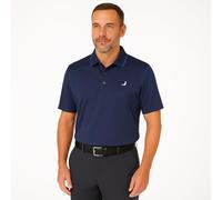 Under Par Waffle Knit UV Protection Polo Shirt, 2311-Navy, M Uomo