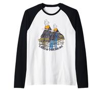 Under Pressure Dino Cute Dinosaur Volcanos Boy Girl Kids Fun Maglia con Maniche Raglan