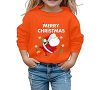 Under Pull Bambino- Maglione Noel Drole Felpa Girocollo Stampa Natale (1-14 Anni) Feste Raduni Quotidiane Uscite Festeggianti