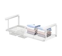 Under Shelf Basket, retrattile Under Desk Organizer to Storage, 19,69 x 10,24 x 7,09 Inches Space Saving Wire Rack for Laundry Room, Closet, Pantry, Bathroom, Dorm, RV, Bedroom, Studio Organization