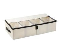 Under The Bed Storage - Adjustable Bins with Handles | Under-Bed Storage Bins with Adjustable Compartments and Handles, Ideal For Closet, Bedroom, Living Room, Home, Appartamento, Clothes, Toys, Boots