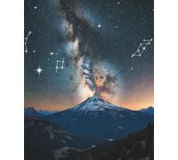 Under the Constellation Sky: 1 cm Graph Paper Notebook